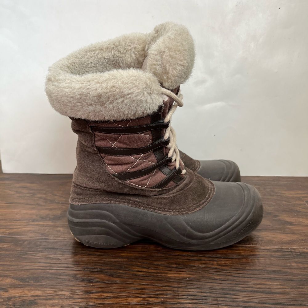 Columbia Sierra Summette 2 Quilted Outdoor Winter Snow Boots Brown Size 7.5 - Picture 2 of 8